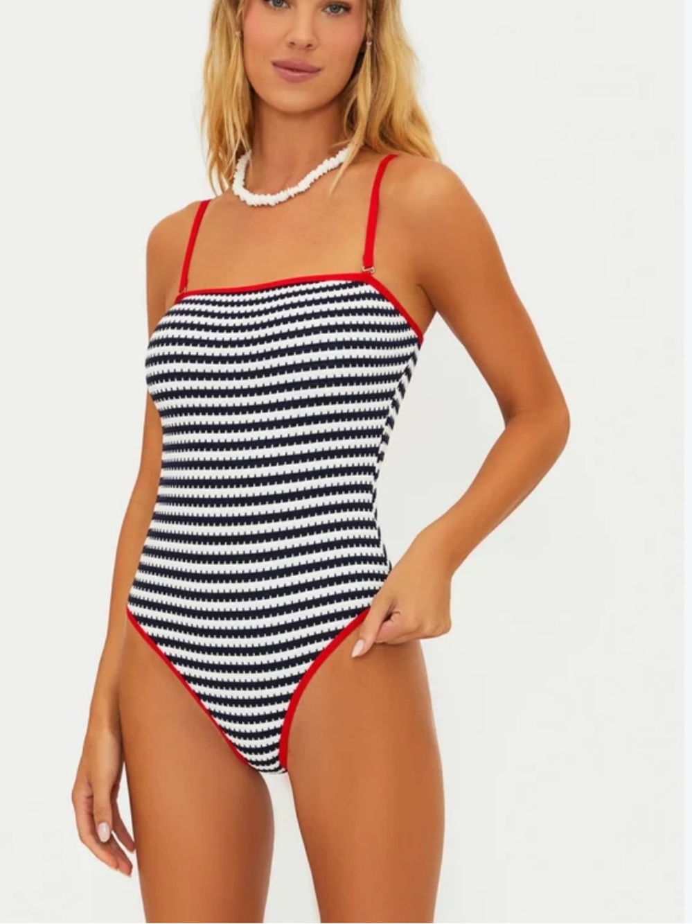 NWOT Beach Riot Amber One Piece In Indigo Midnight Stripe S